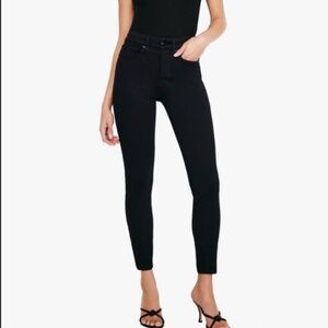 Good American Good Legs crop jeans - black - 6/28